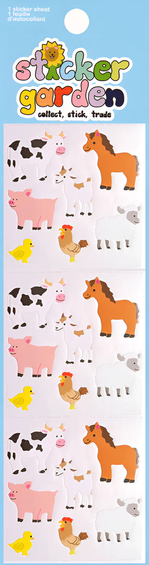 Collection autocollants retro - Sticker Garden