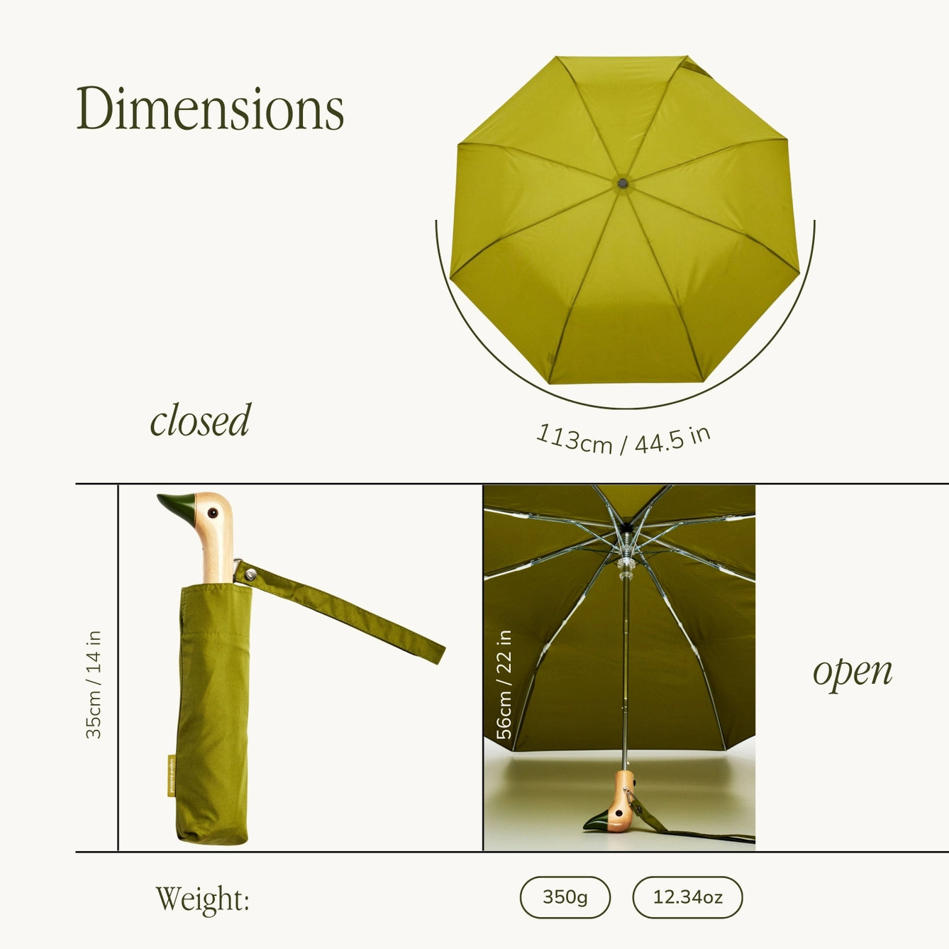 Parapluie Olive - Original Duckhead