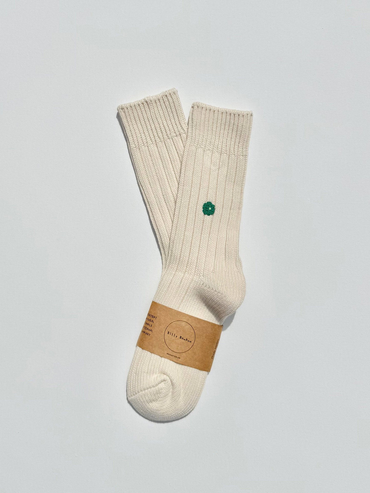 Chaussette mini fleur crochetée - Billy Bamboo