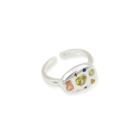 Love Galaxy Signet Ring - Shayelily Jewelry