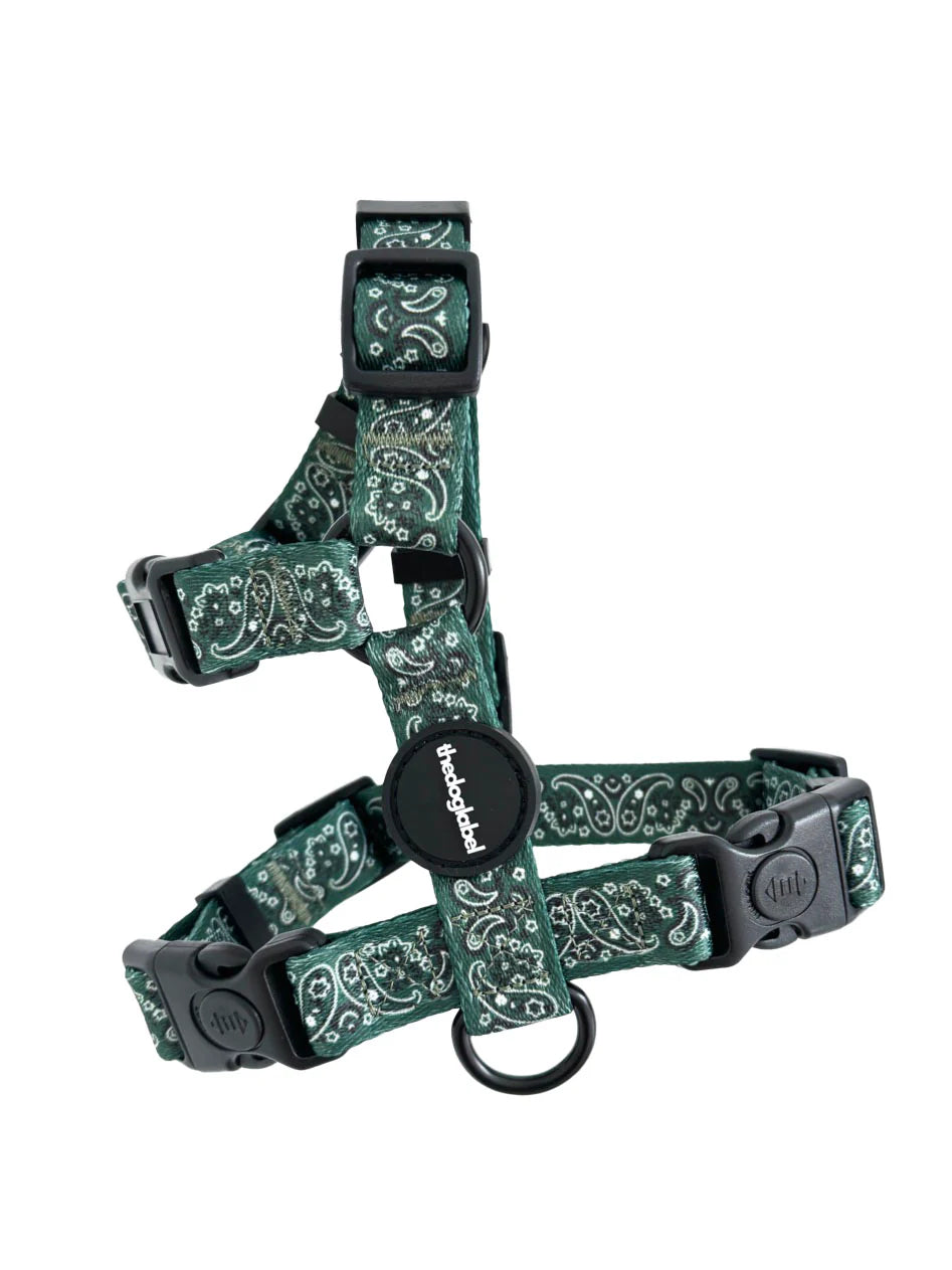 Harnais pour chien en H "Paisley" - The Dog Label