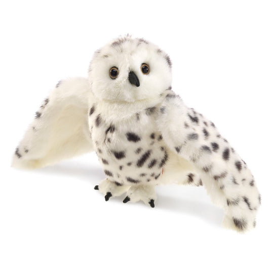 Snowy Owl  Chouette des Neiges Marionnette - Folkmanis