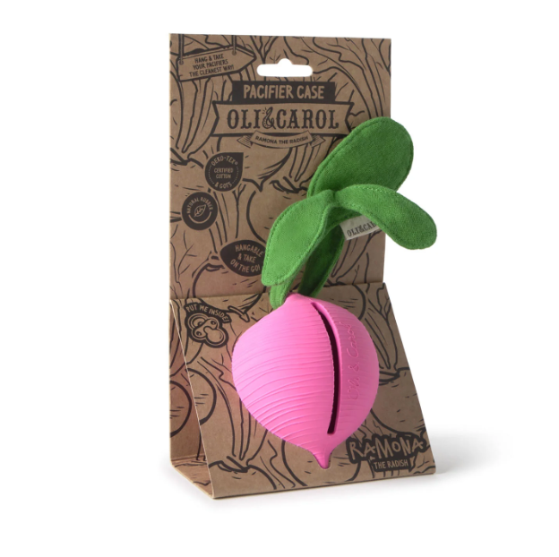 Ramona the Radish Pacifier Case - Oli & Carol