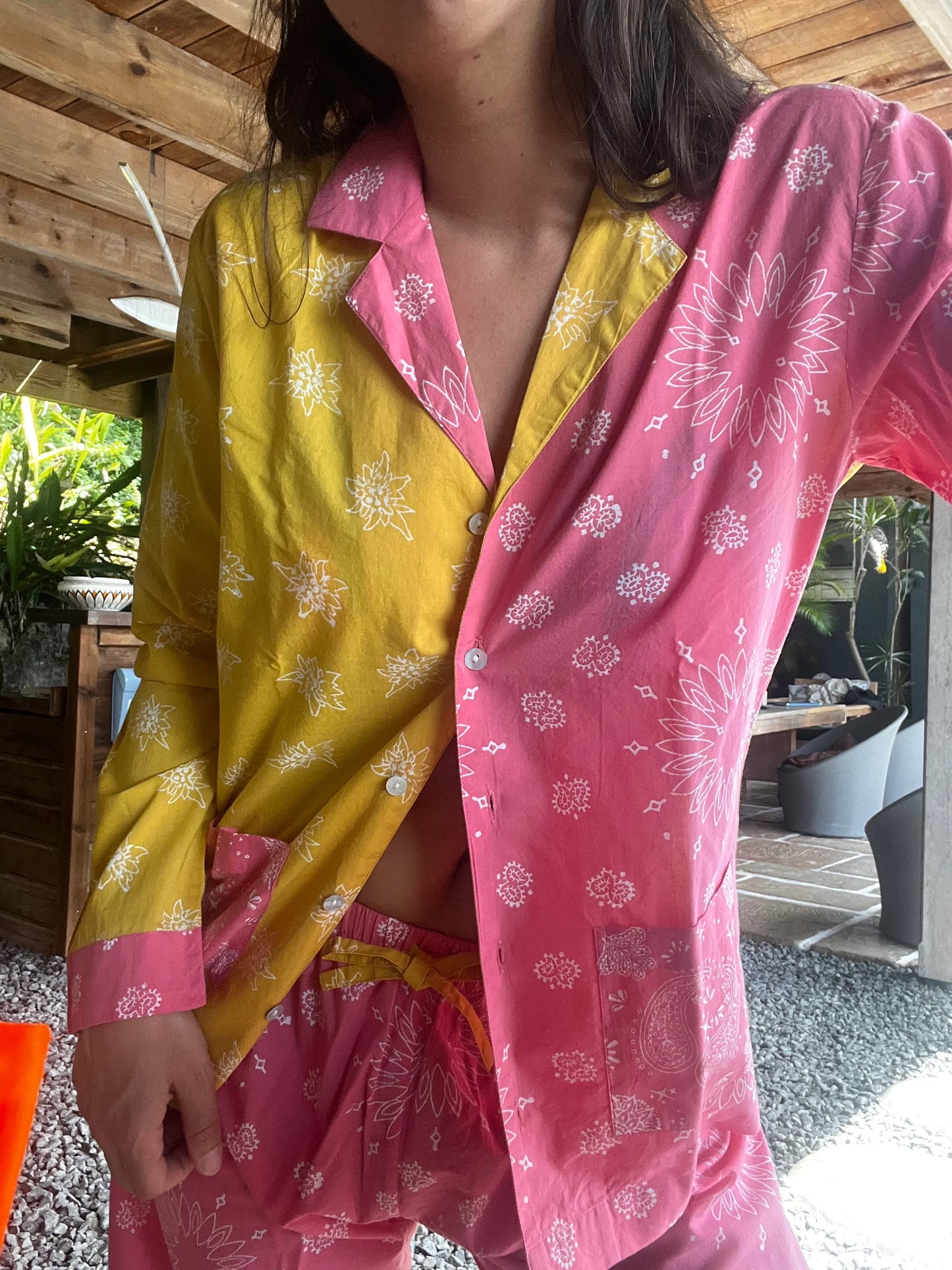 Collection Pyjamas Bicolores Artisane Studio - Christèle avec un L