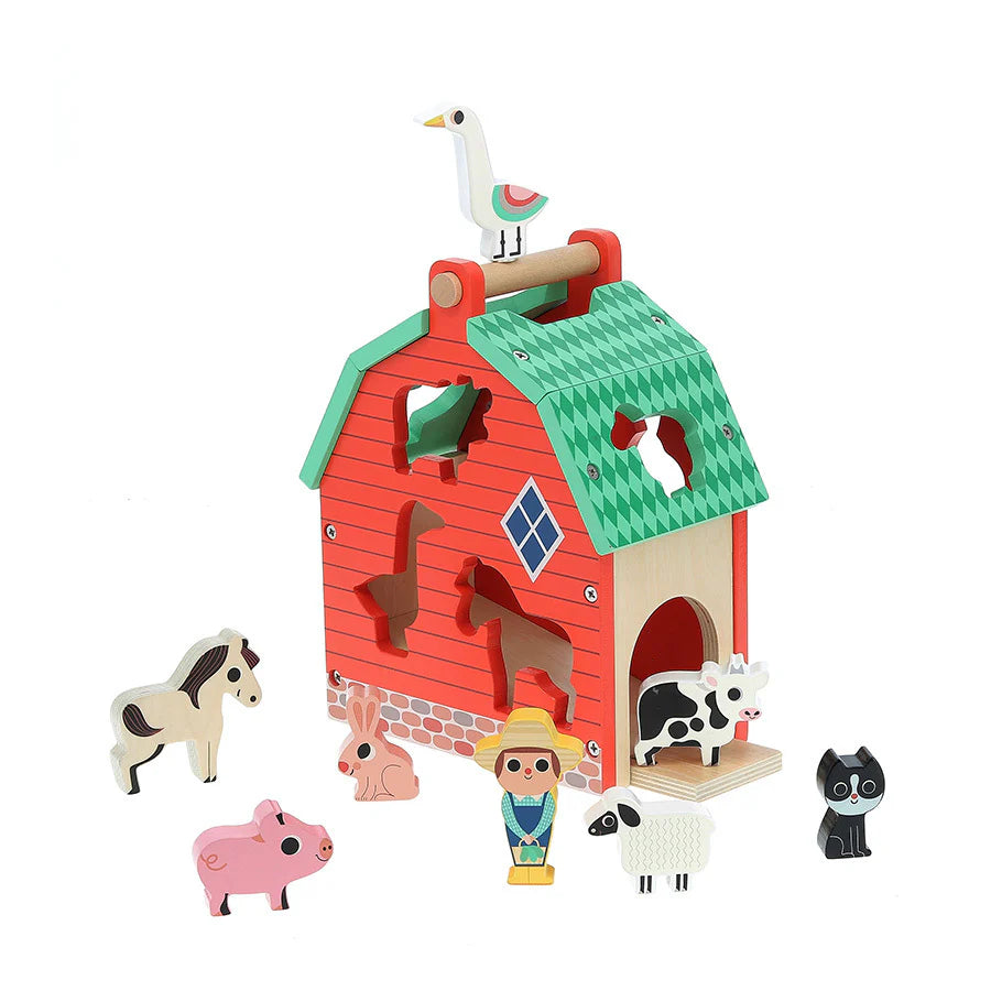 Boite à formes "ferme" shape sorter - Vilac