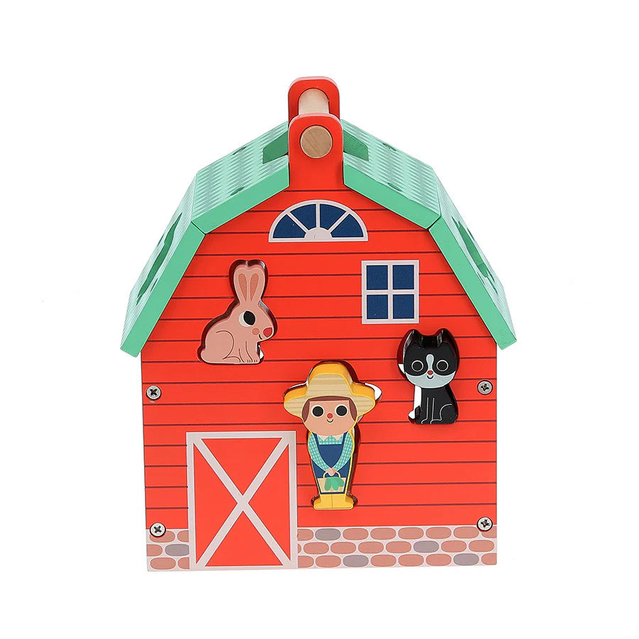 Boite à formes "ferme" shape sorter - Vilac