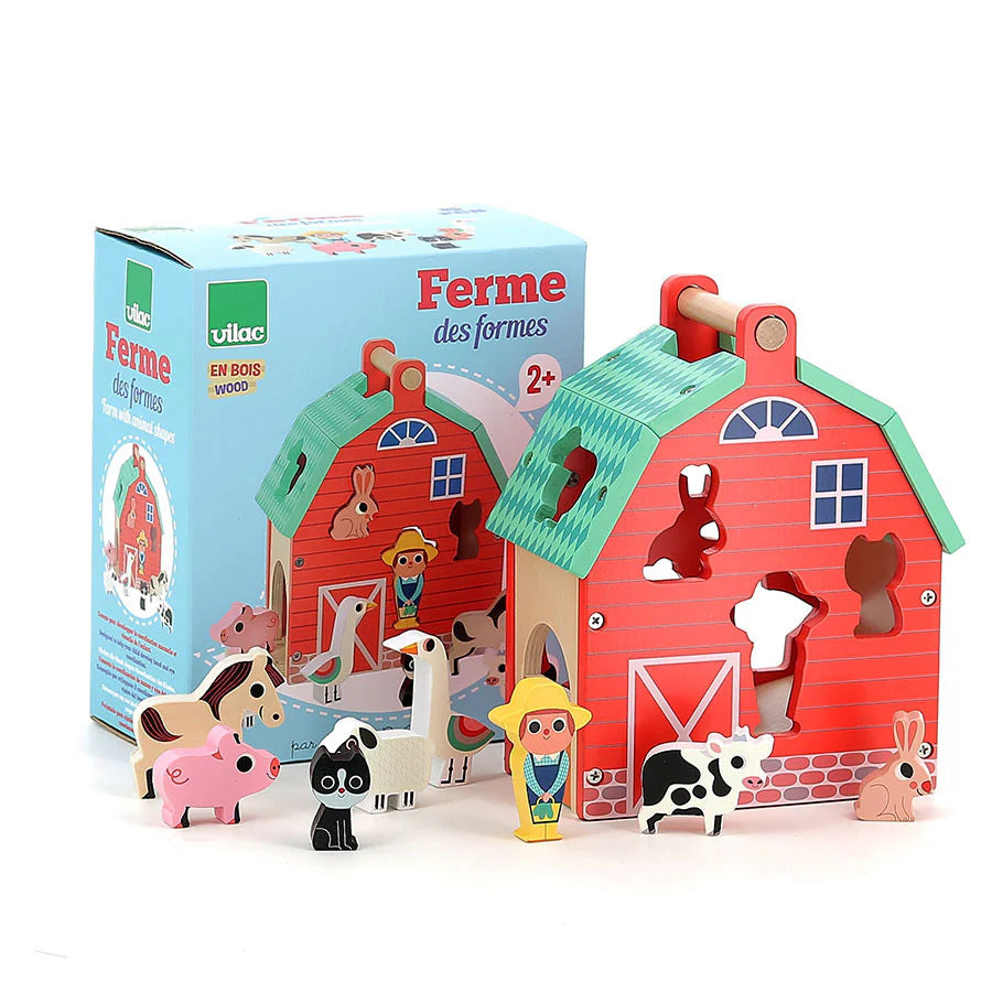 Boite à formes "ferme" shape sorter - Vilac