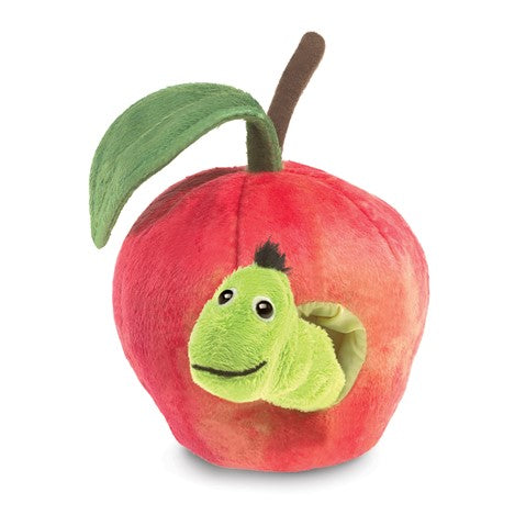 Ver dans une pomme Folkmanis - worm in apple