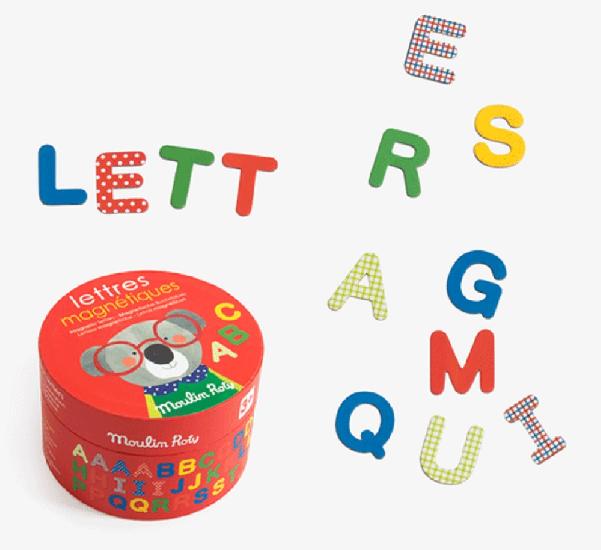 Lettres alphabet magnétiques - Popipop - Moulin Roty