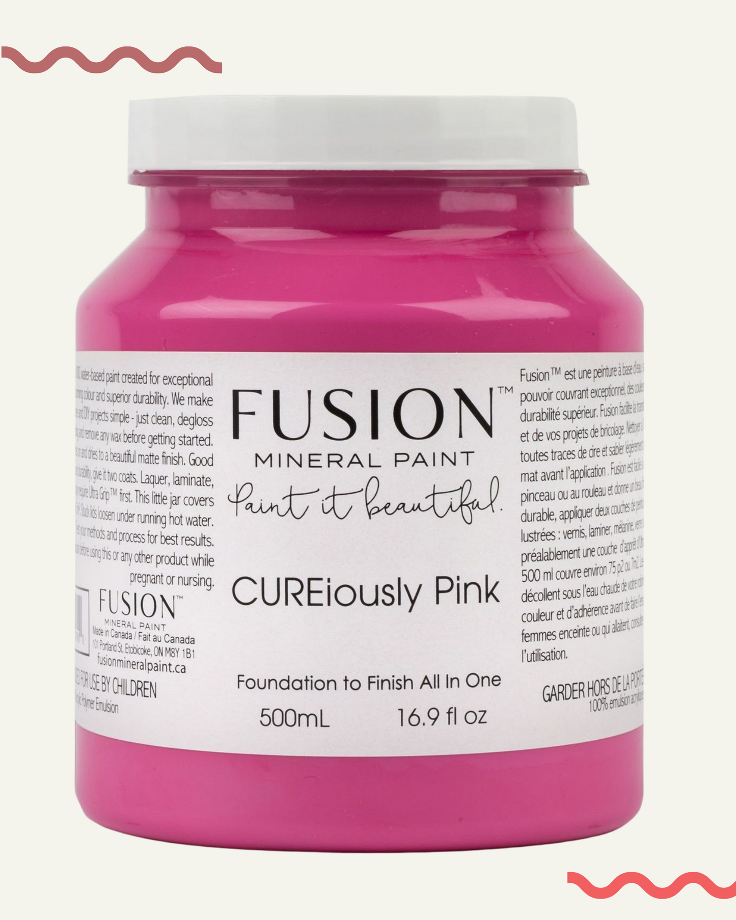 peinture minerale fusion curiously pink