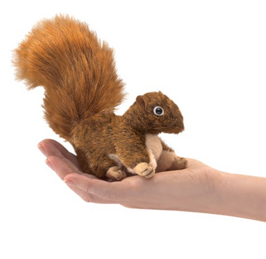 Red Squirrel Mini Ppuppet-Red Squirrel - Folkmanis