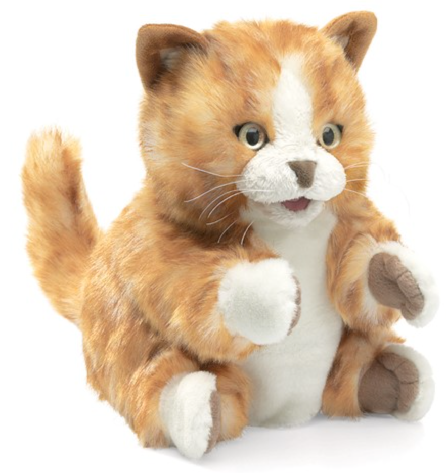 Marionnette chaton tabby - Orange Tabby Kitten - Folkmanis