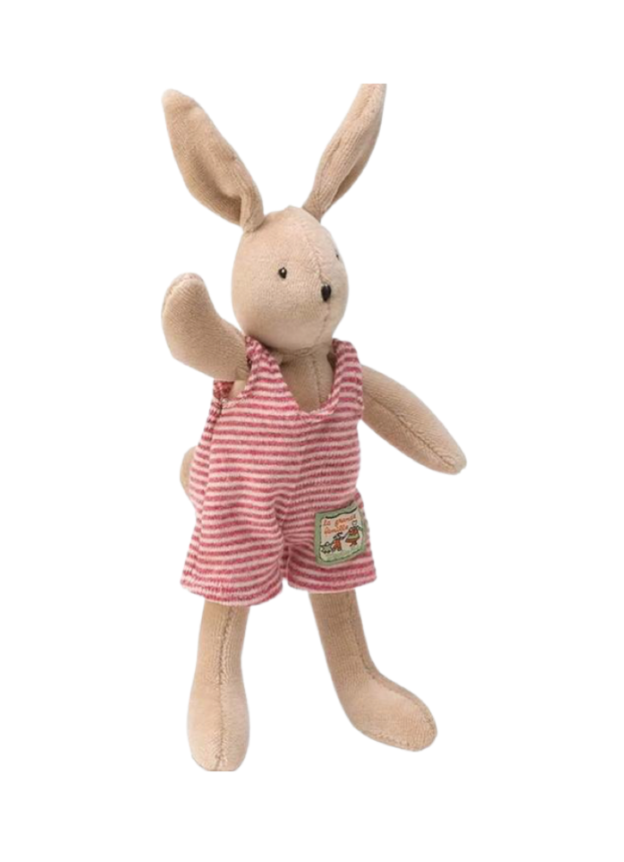 Peluche moyen lapin Sylvain - La grande famille - Moulin Roty