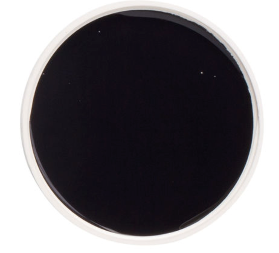 intérieur de pot de peinture minérale fusion couleur noir