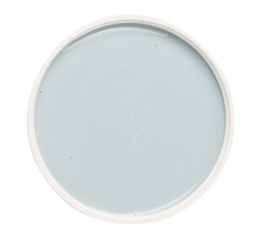 intérieur de pot de peinture minérale fusion couleur bleu clair/gris