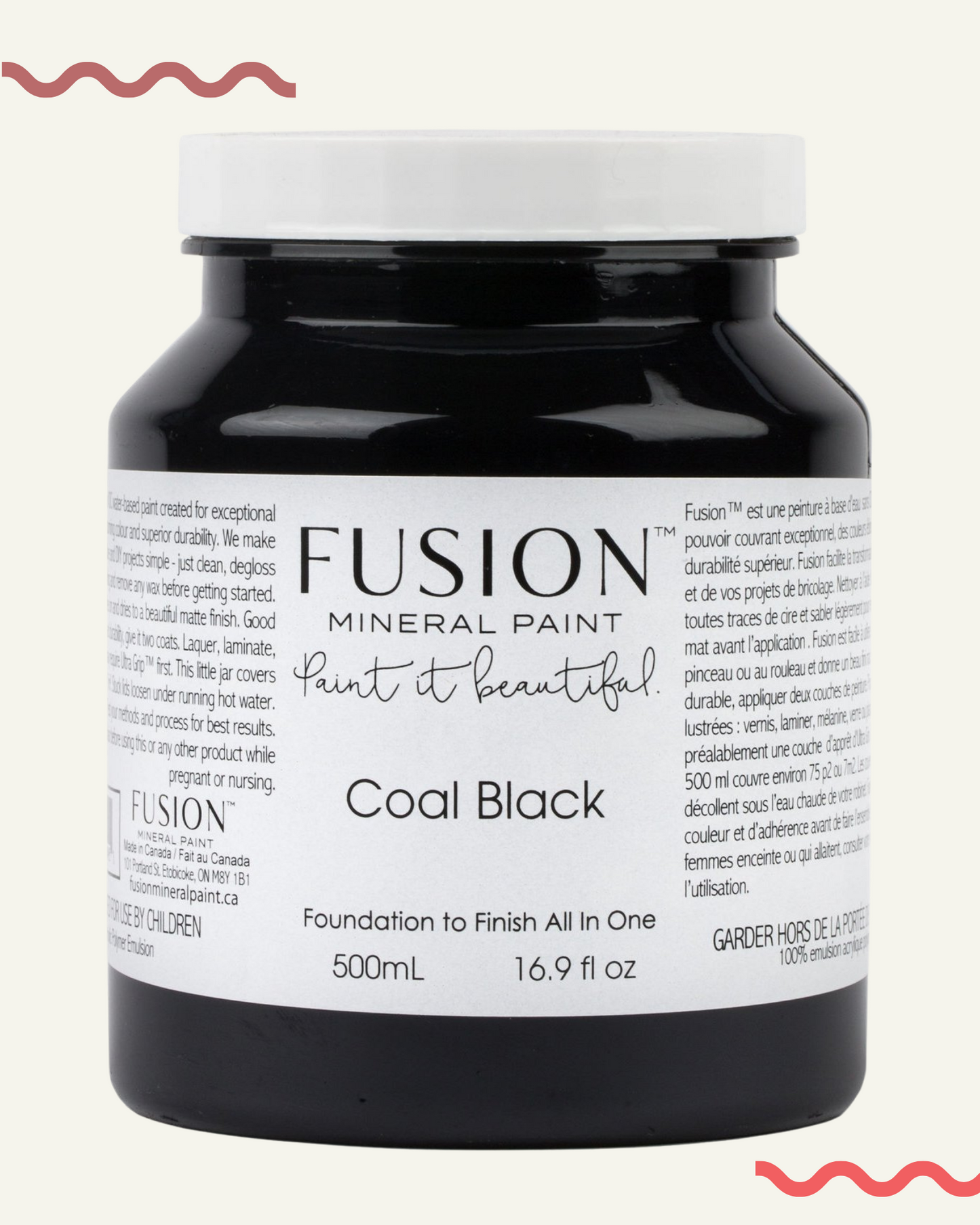 peinture minerale fusion coal black