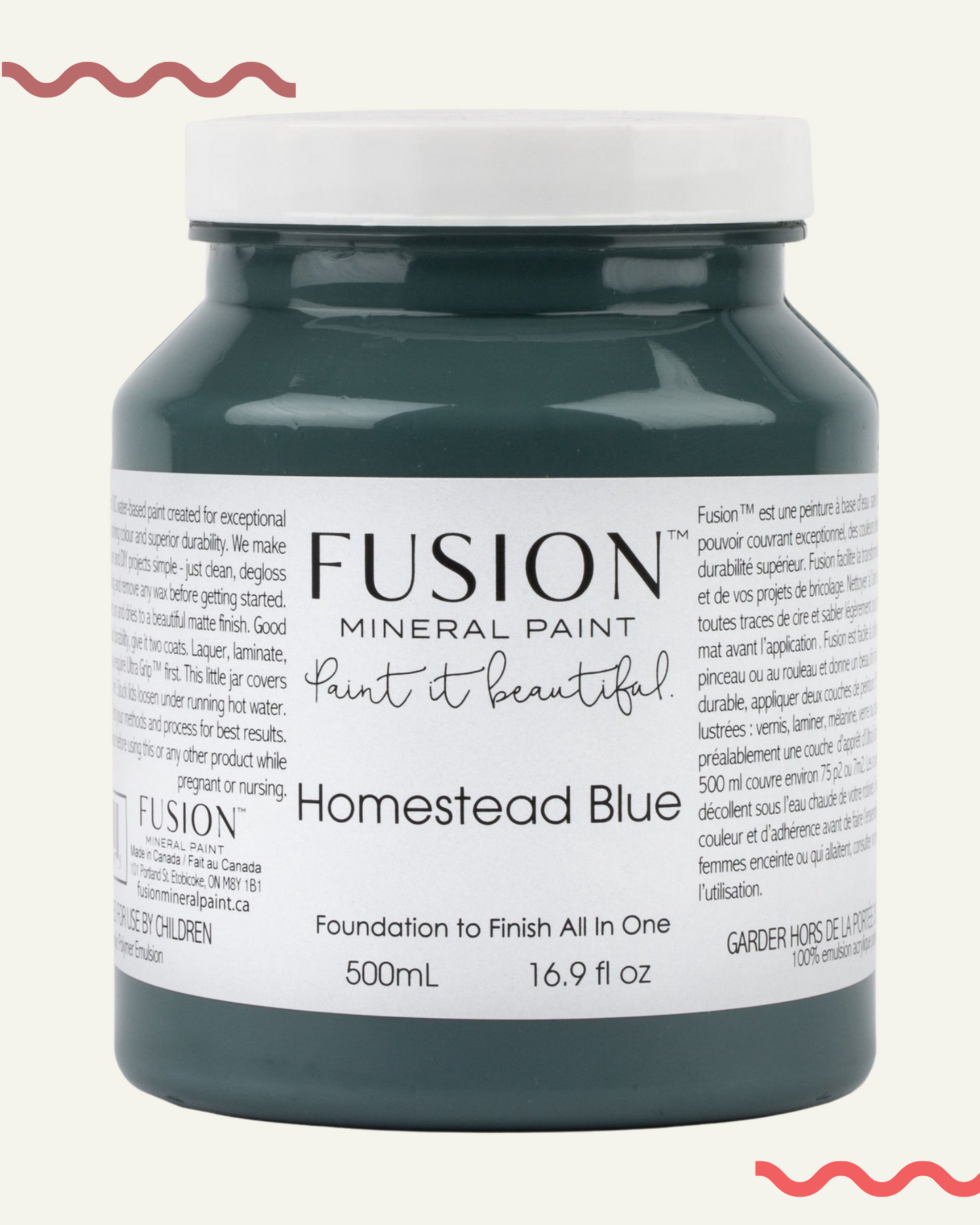 peinture minerale fusion homestead blue