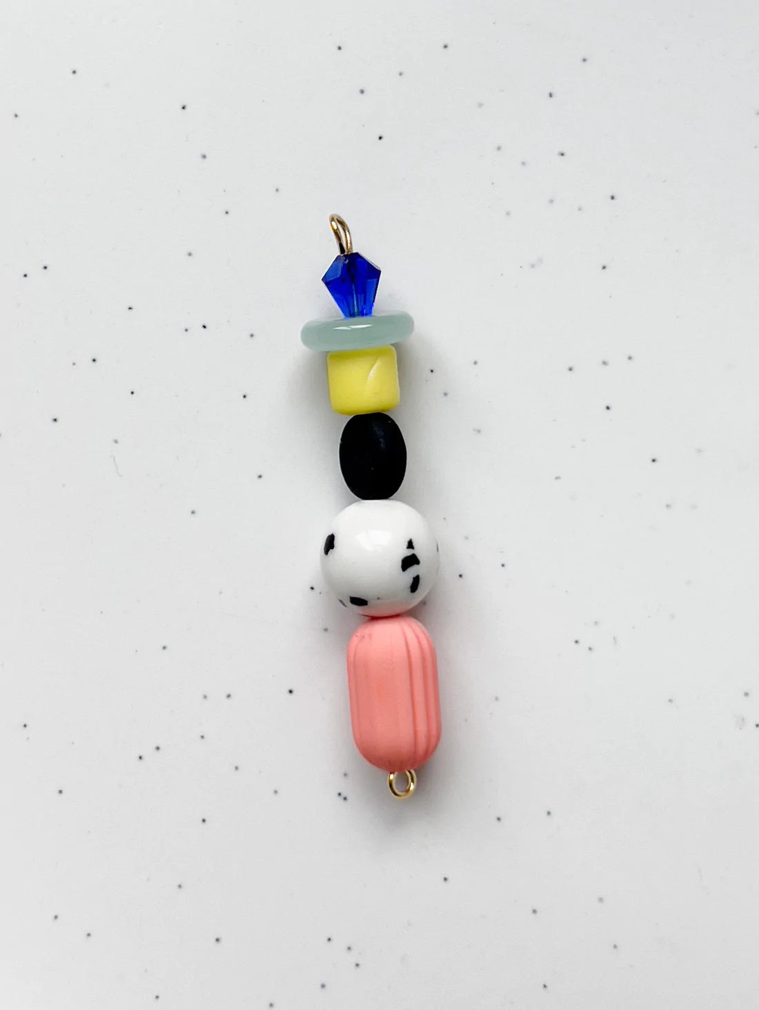 Boucle Totem unité- Yellow Dots