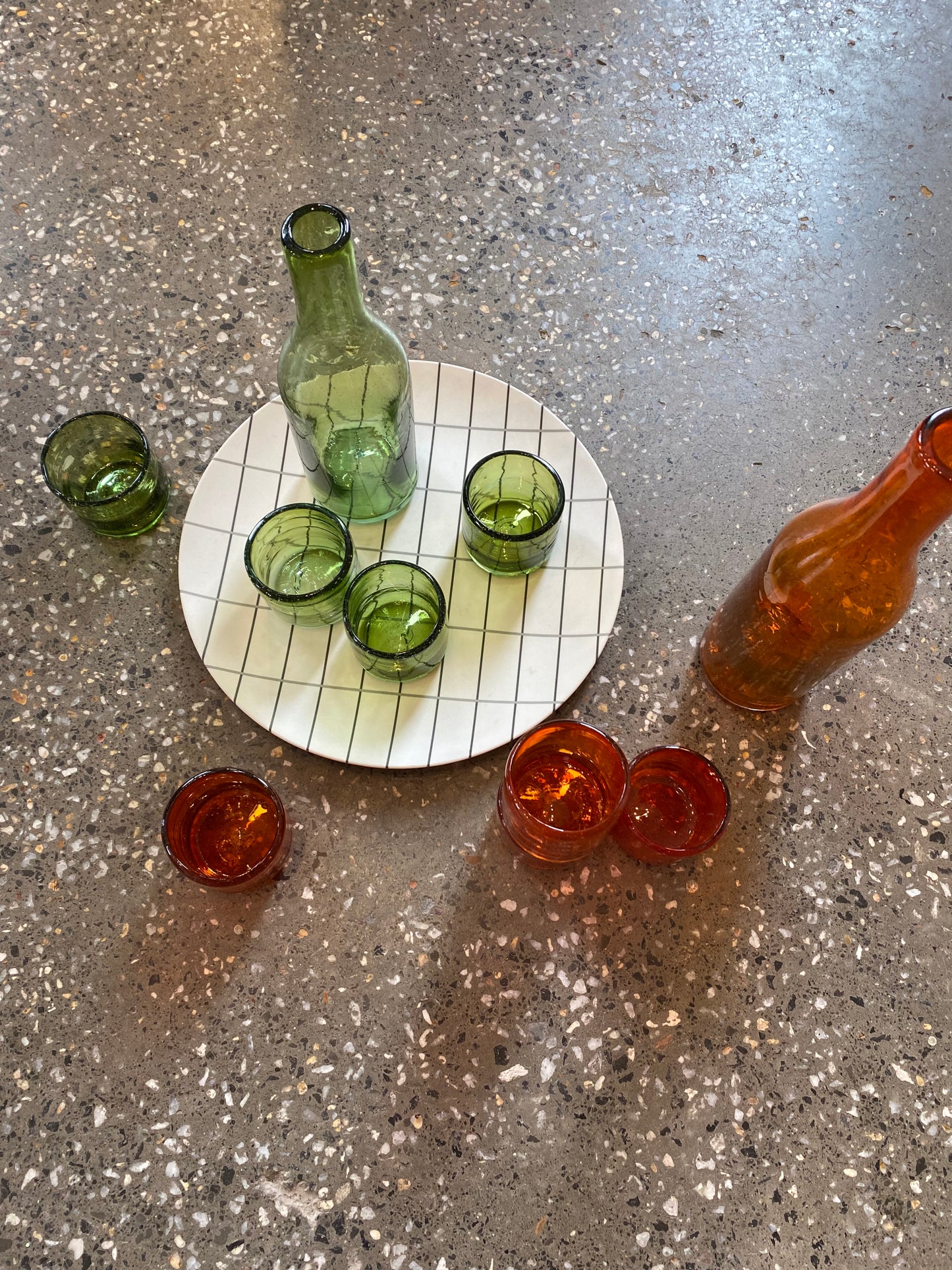 Lot de 4 verres en verre recyclé soufflé - Bitters Co
