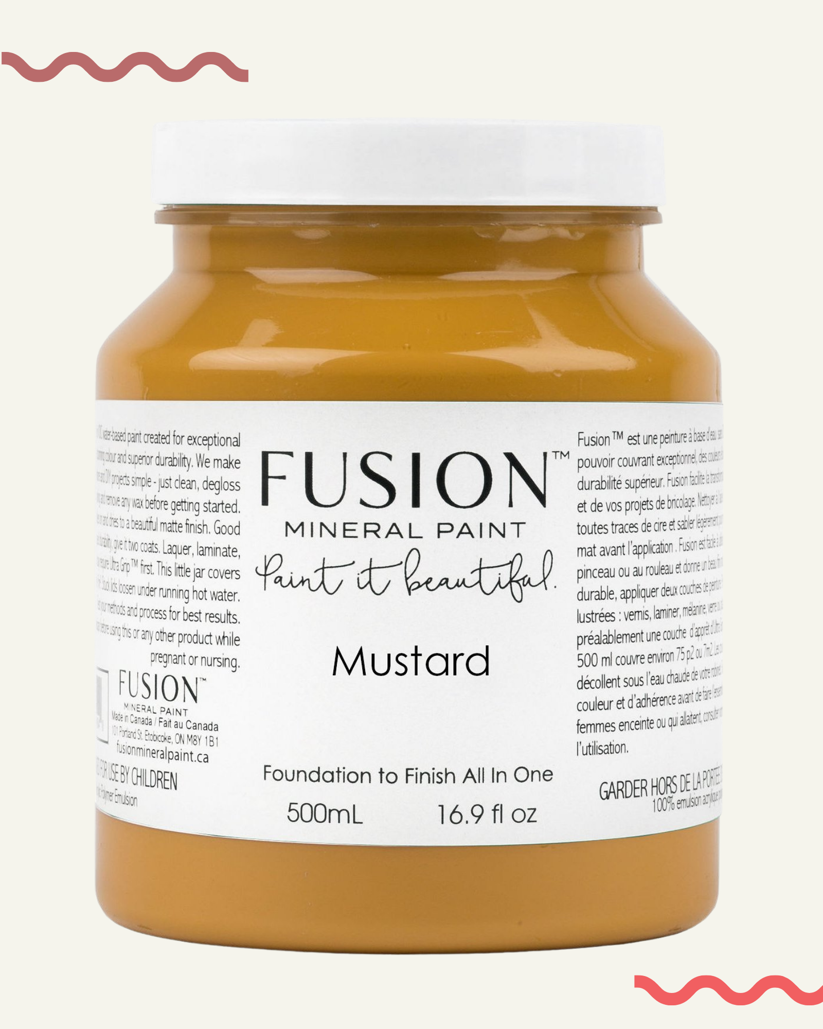 peinture minerale fusion mustard