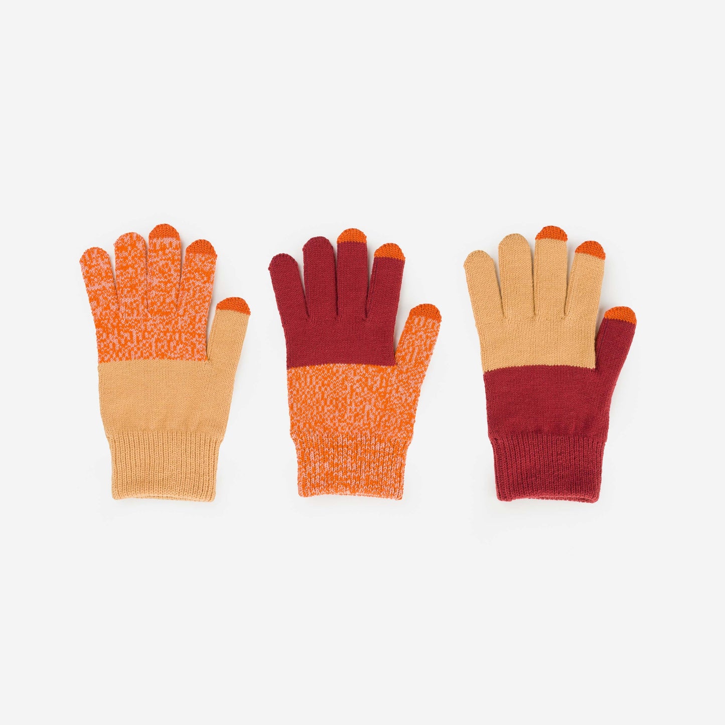 Trio de gants - 2 coloris - Verloop