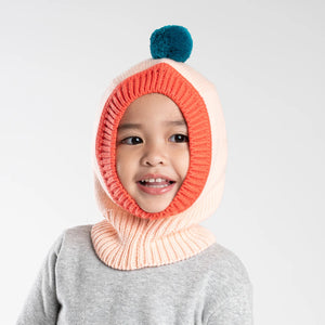 Cagoule Hiver Enfant 4-10 Ans - Thermique, Cache Oreilles Et Cou, Polyvalente (bonnet, écharpe, Masque)