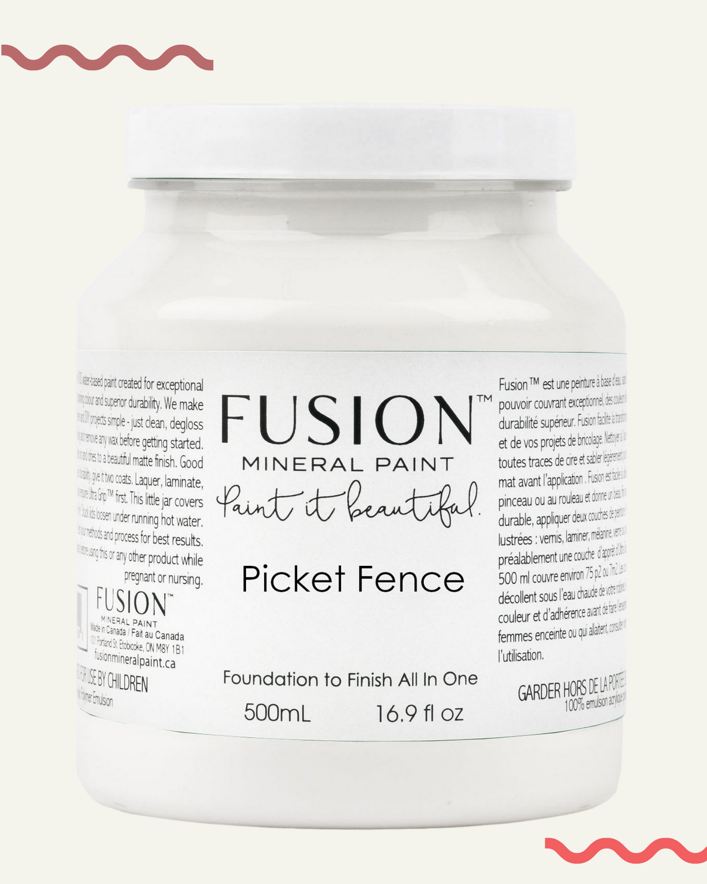 peinture minerale fusion picket fence