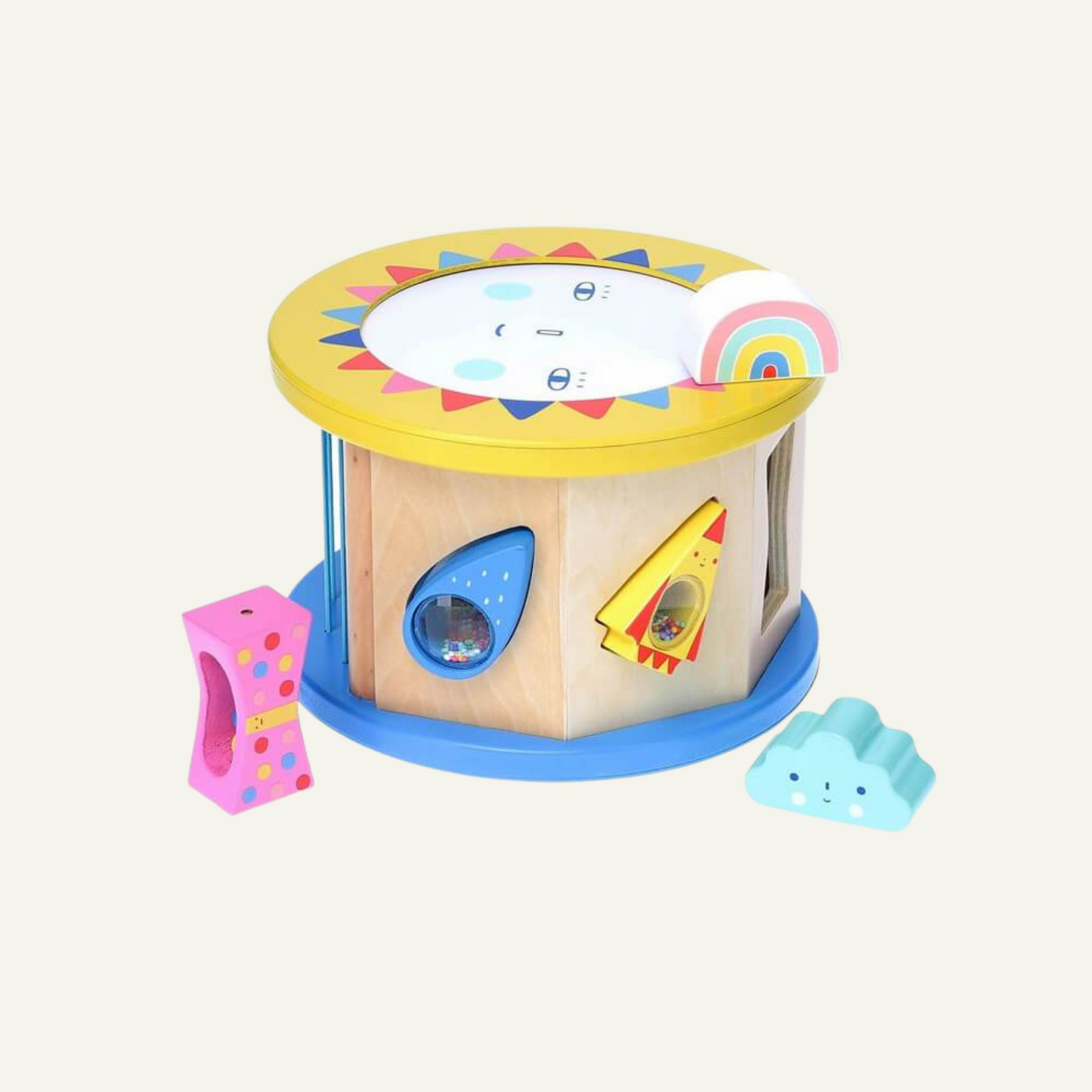 Boite à formes sonores - Shape Sorter Night and Day - Vilac