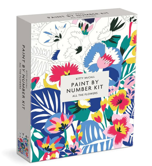 Kitty McCall All the Flowers  - Paint By Number Kit