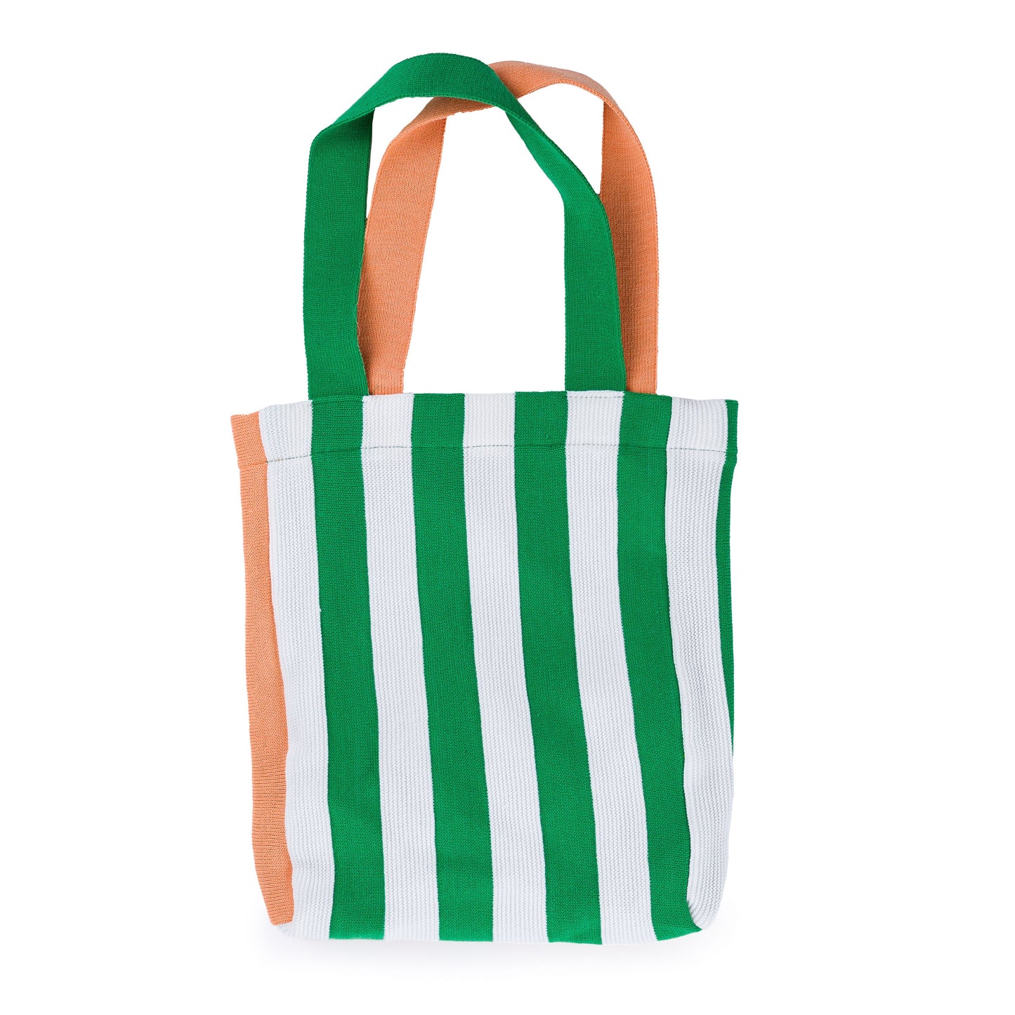 Bag Super stripe Tote Peach Lime - Verloop