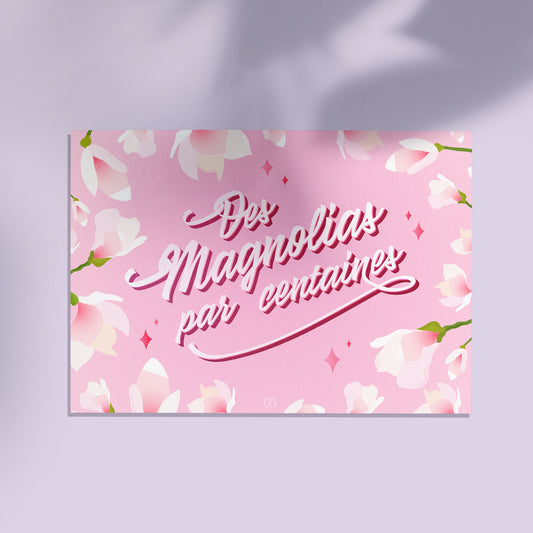 Affiche ″ magnolias ″ - Emma Blanc