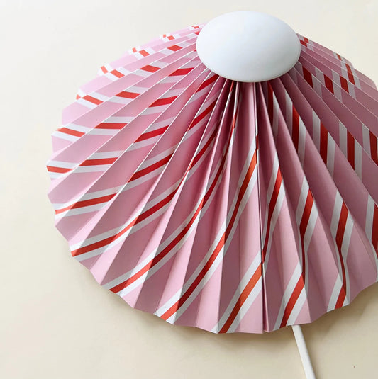 Pink and Red Wall Lamp-Shady Business