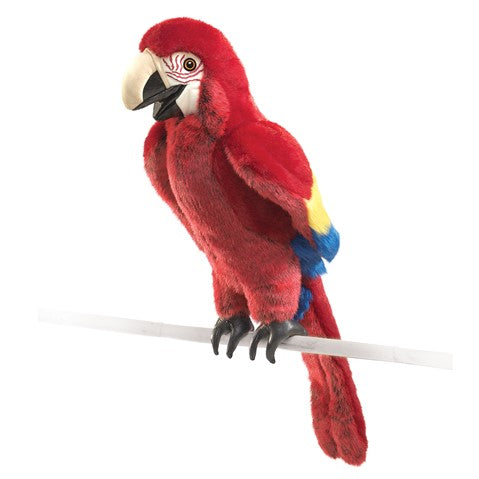 Marionnette Ara perroquet rouge - Folkmanis