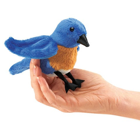 Marionnette mini "bluebird" oiseau bleu - Folkmanis