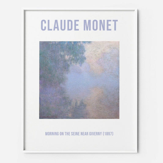 Illustration encadrée TPC Claude Monet 2 - The Printable Concept
