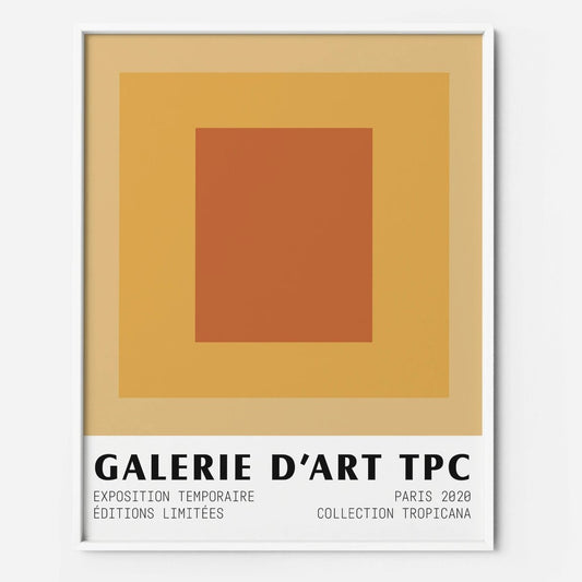 Color Block 3 -TPC framed illustration