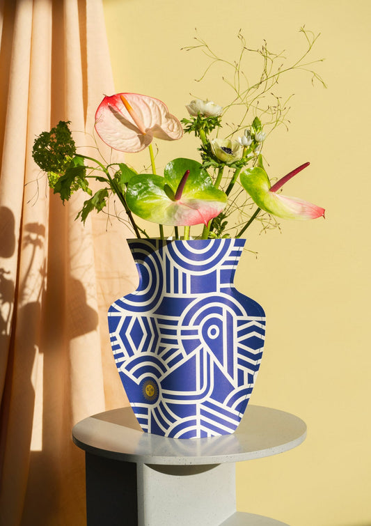 Vase en papier pour fleurs fraîches et séchés Greco- Octaevo