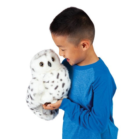 Marionnette Snow owl hibou - Folkmanis