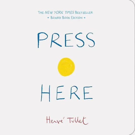 Livre Enfant Press Here - Hervé Tullet